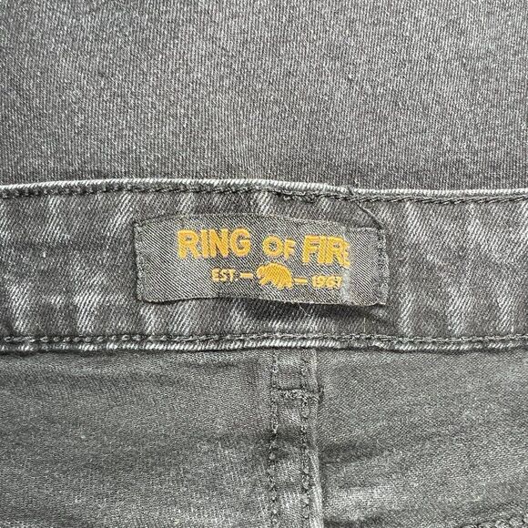 Ring Of Fire Men's Size 32 Black Slim Fit Jeans - Picture 9 of 12